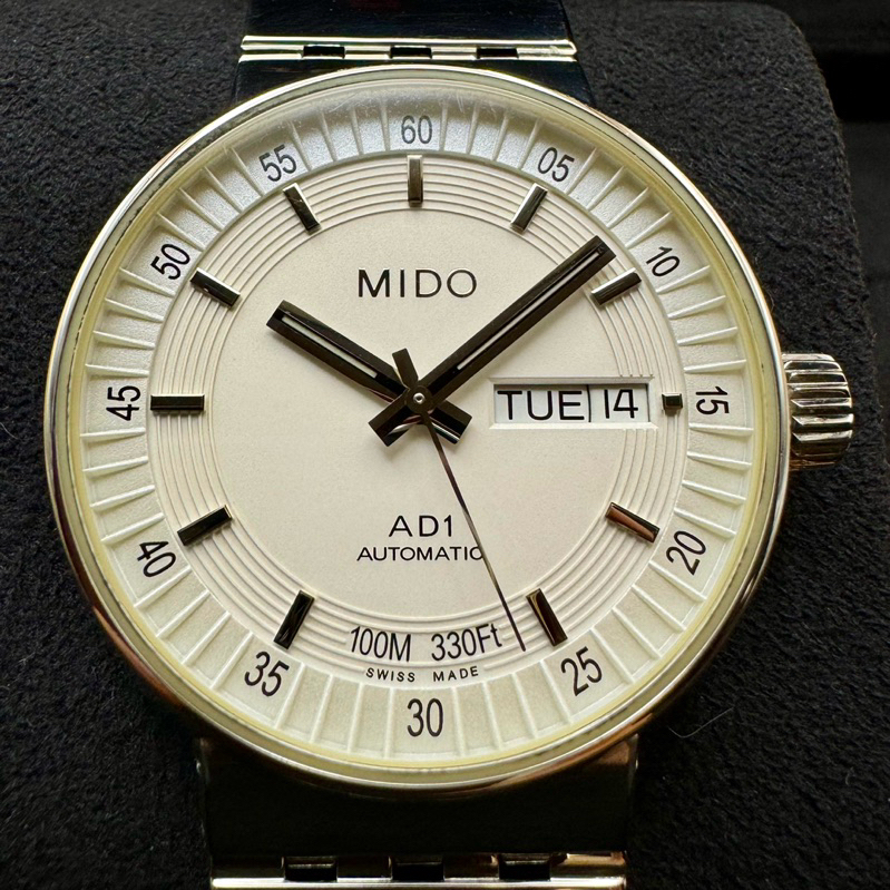 Mido All AD1 Automatic Day&Date White Dial