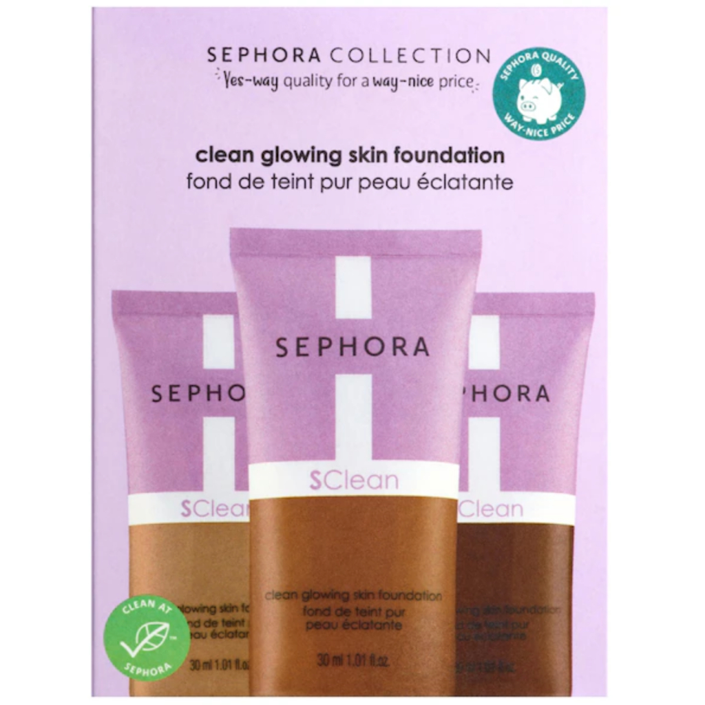 💜3สีx0.5g💜 Sephora Collection SClean Glowing Skin Foundation