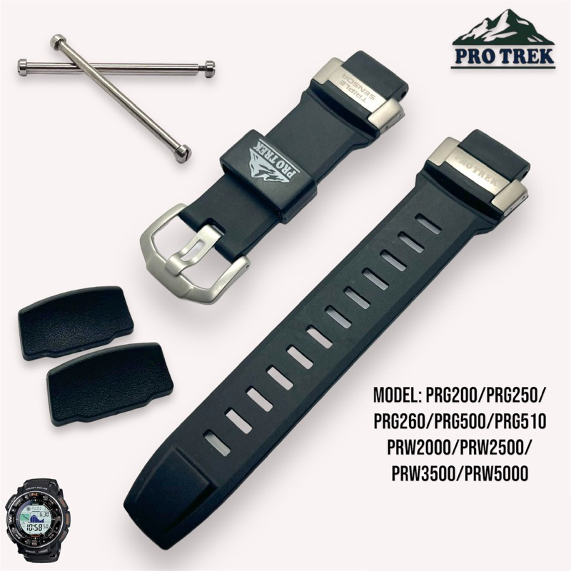 Genuine replacement Casio Watch Band/Strap ProTrek PRG-200 PRG-250 PRG-5000 PRG-510 PRW-2000 PRW-2500 PRW-5000