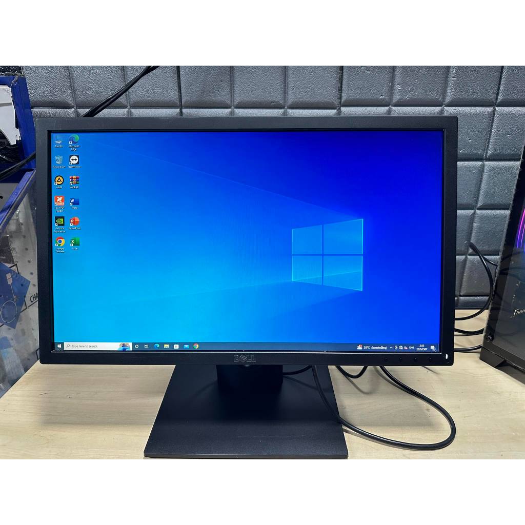 จอคอมพิวเตอร์21.5 นิ้วDELL E2216H TN 60Hz สภาพดีใช้งานปกติ มือ2