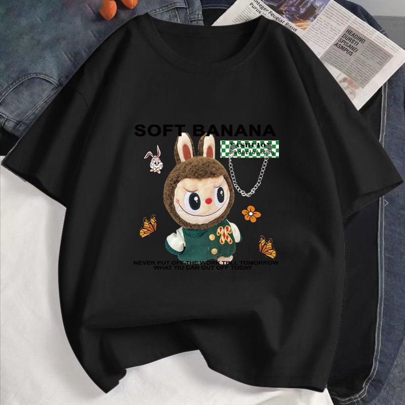 เสื้อยืดแฟชั่นเสื้อยืดผู้หญิงเสื้อแขนสั้นคอกลม#T67