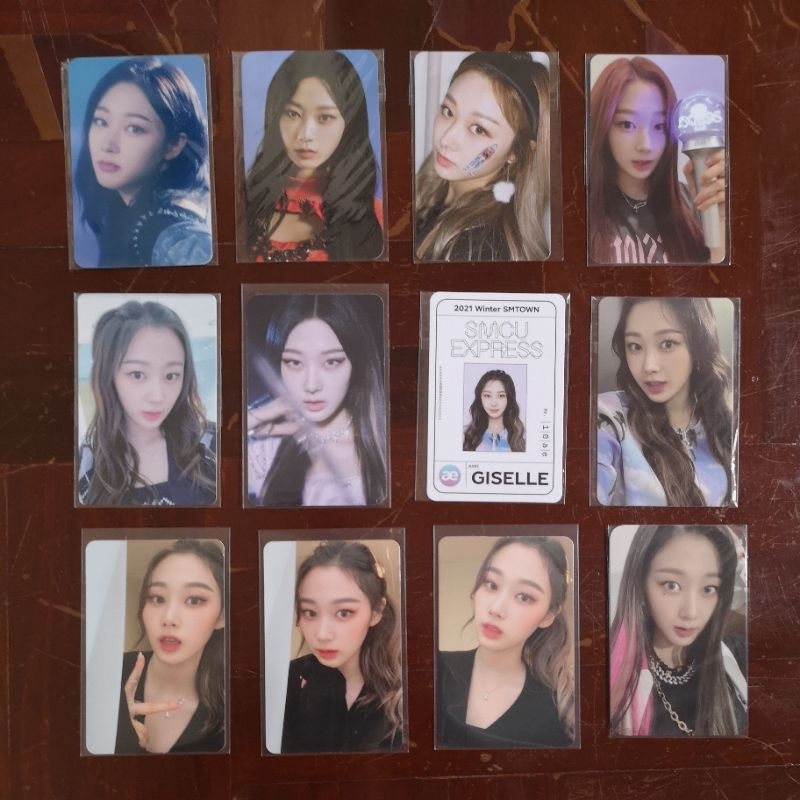 [แท้]​ aespa giselle photocard การ์ดจีเซลเอสป้า 2