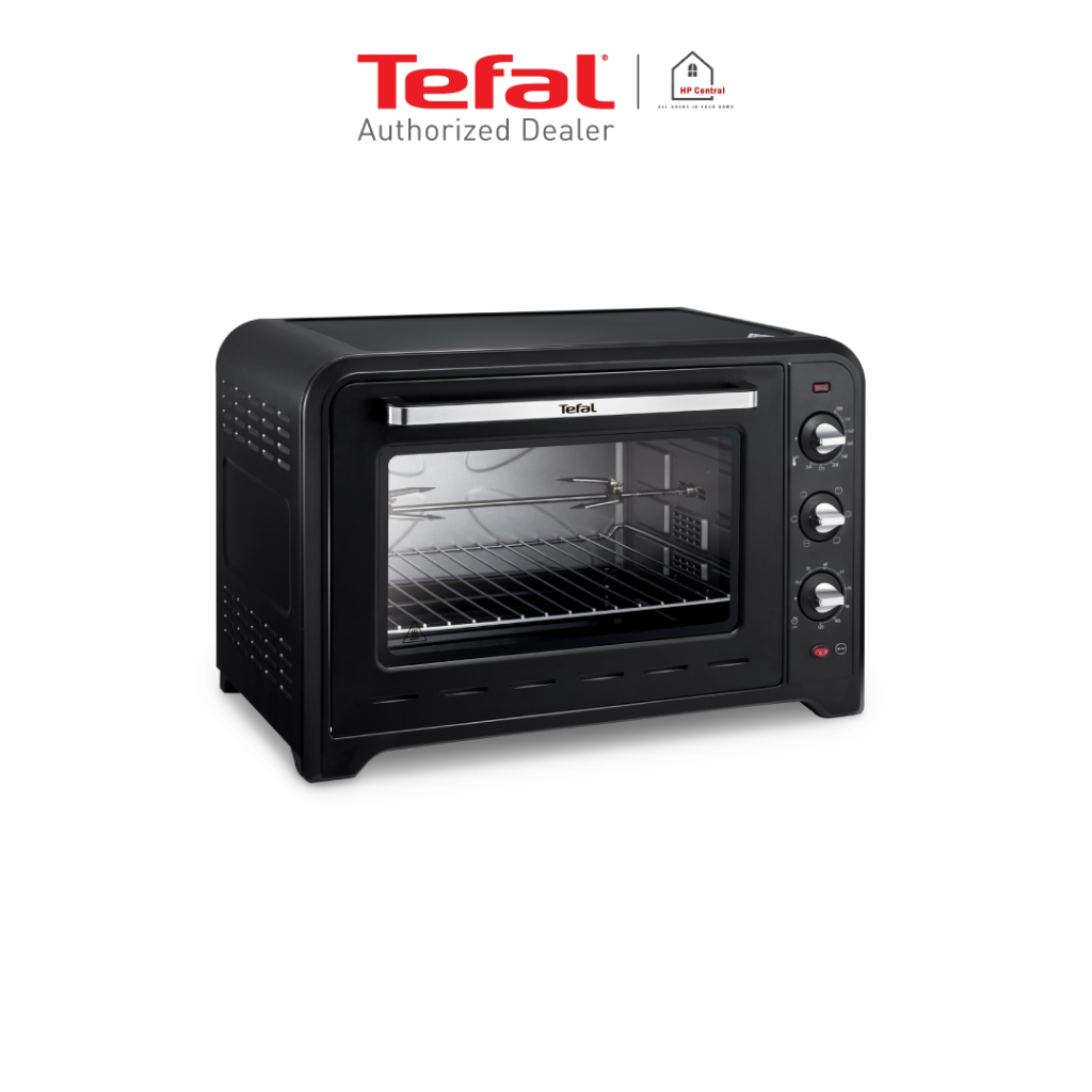 TEFAL เตาอบ เตาอบไฟฟ้า ขนาด 60 ลิตร รุ่น OF4958 สีดำ