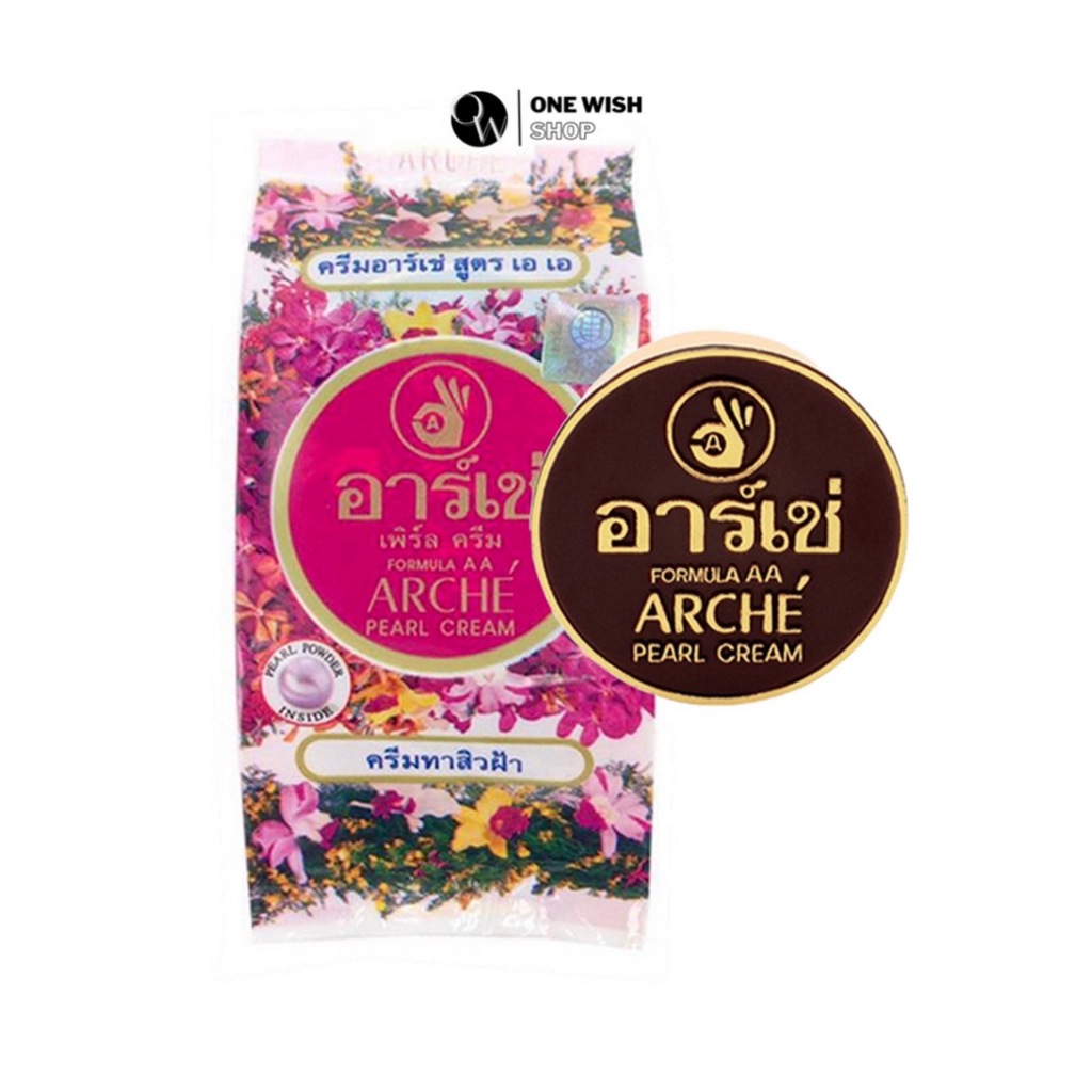 (3g.) อาร์เช่ ครีมไข่มุก สูตร เอเอ Arche Pearl Cream
