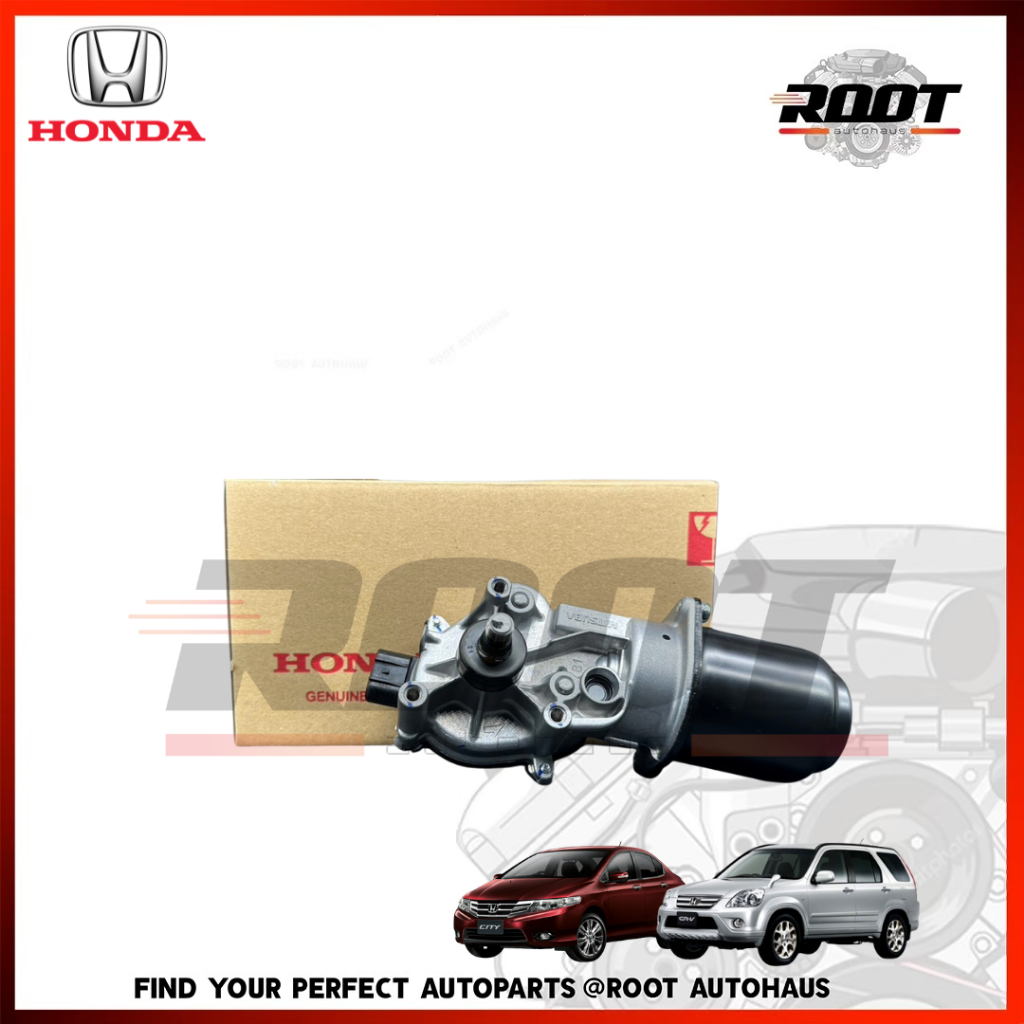 มอเตอร์ปัดน้ำฝน HONDA CITY ปี 08-13 / CRV G2 เบอร์ 76505-TM0-T01 แท้ ศูนย์