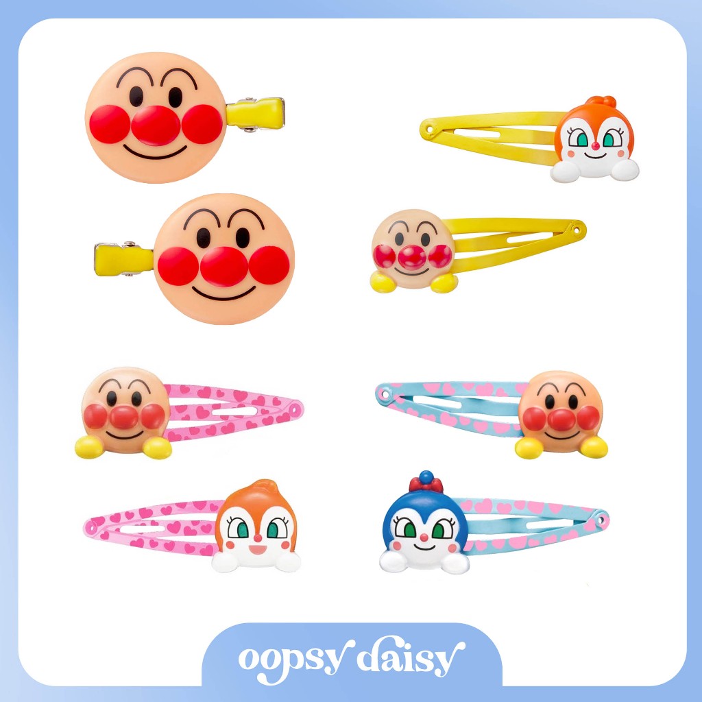 [พร้อมส่ง/ของแท้จากญี่ปุ่น ] กิ๊บติดผม อันปังแมน Anpanman hair clips / bang clips / snap clip กิ๊บป๊อกแป๊ก