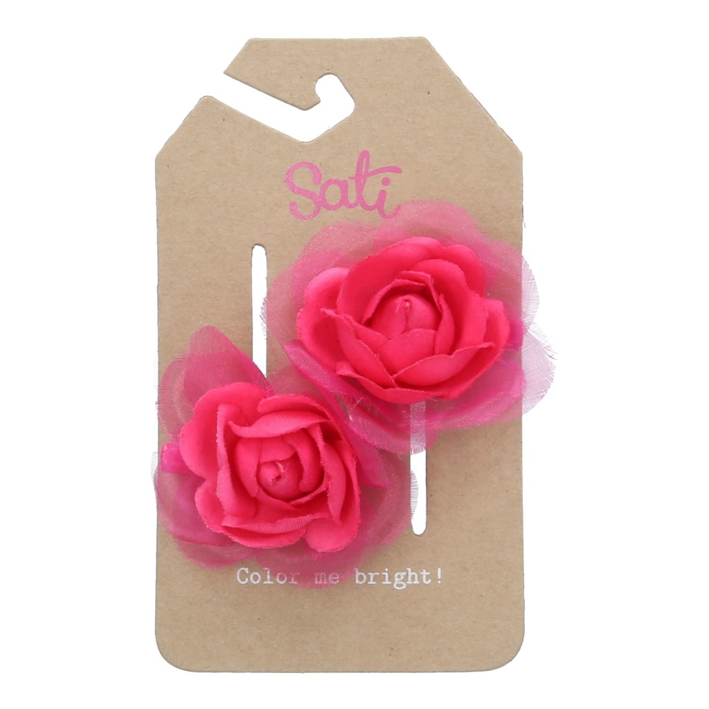 SATI - กิ๊บหนีบผม A. PINK ROSE FCF093