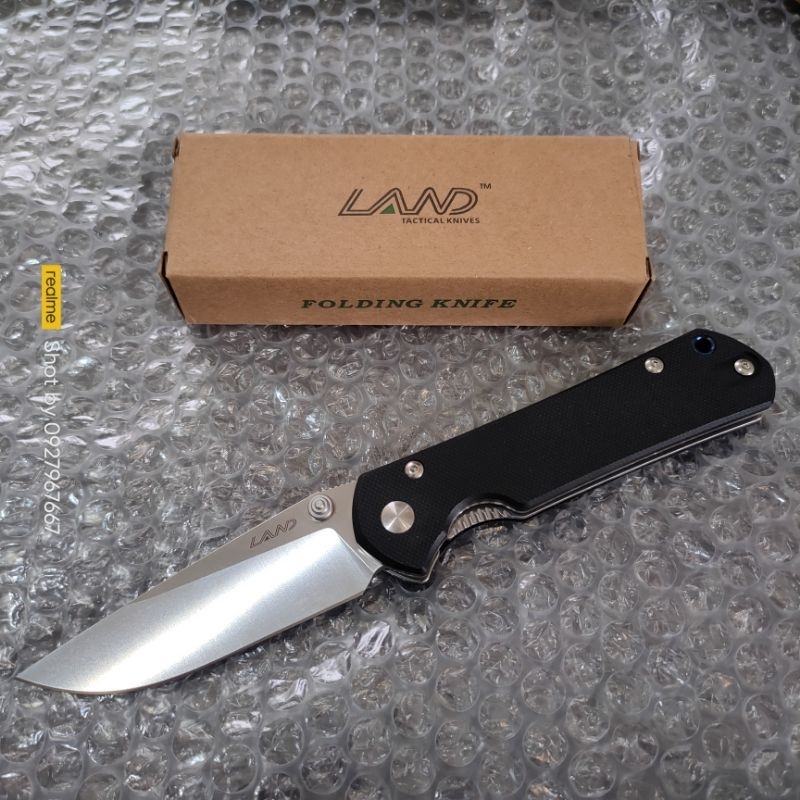 [GENUINE] มีดพับ Land รุ่น 910 (หมุดสีเงิน) มีบอลแบริ่ง เปิด/ปิดลื่นมาก