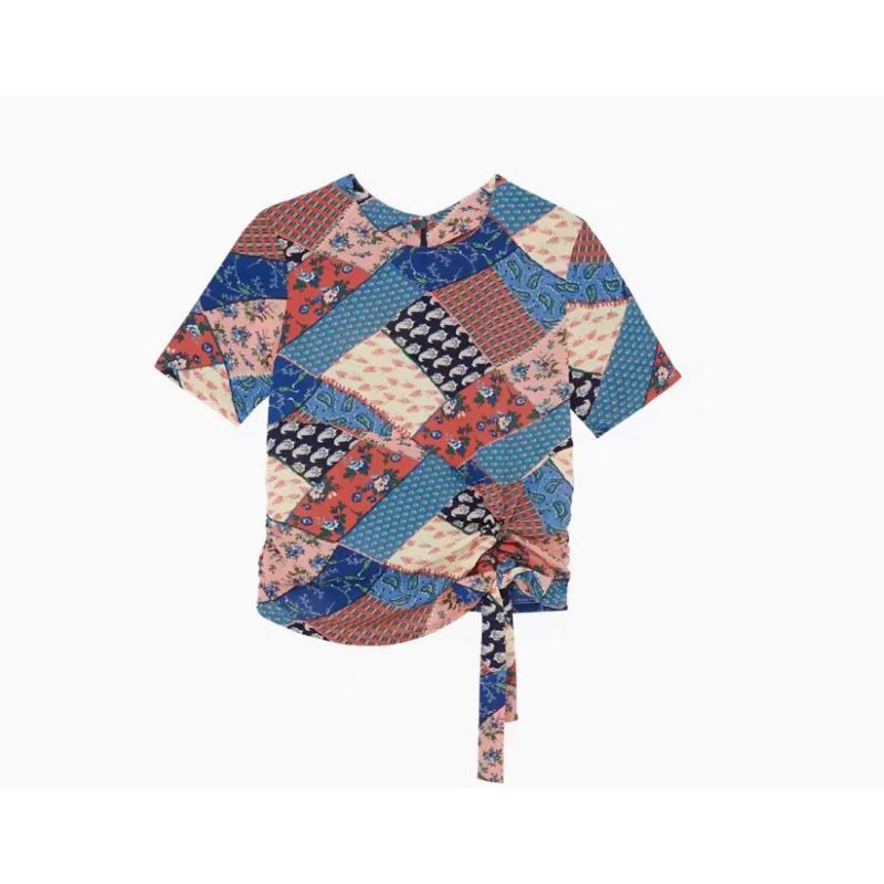 Matter Maker (Used Once Like New) - Collage Print Top