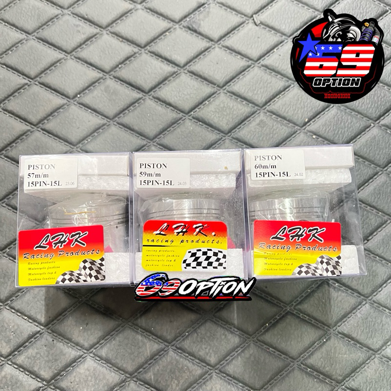 ลูกสูบ LHK ของแท้ สลัก 15 ขนาด 57,59,60