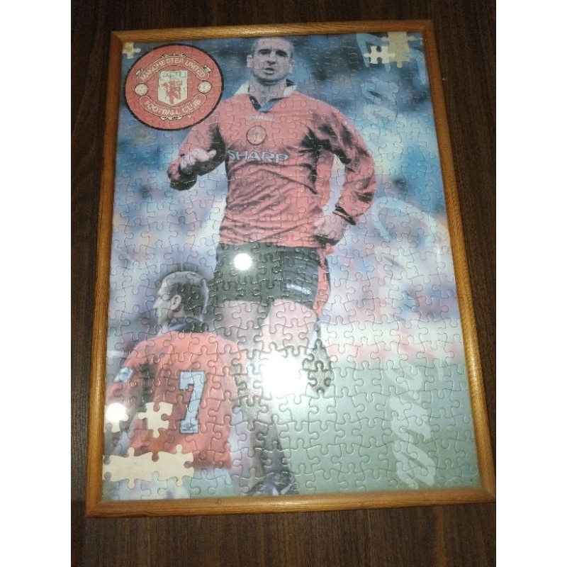 Eric cantona jigsaw picture+ prostars model/star's soccer
