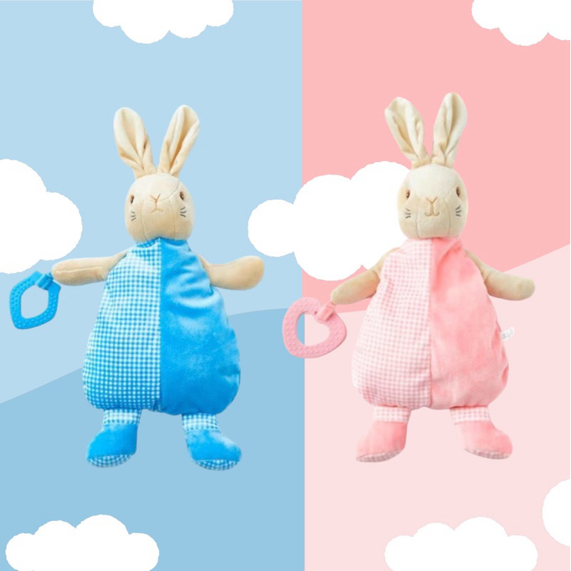 ตุ๊กตาPeter rabbit ของแท้ ปีเตอร์แรพบิท ผ้ากอด ยางกัด ตุ๊กตากระต่าย ของเล่นเสริมพัฒณาการเด็ก