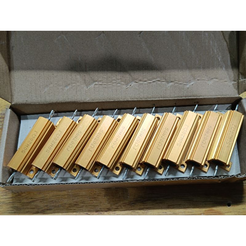 20E 50W ตัวต้านทาน (R) resistor 20โอห์ม 50วัตต์