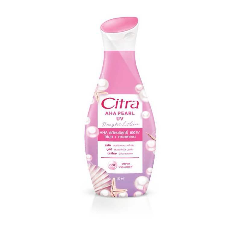 ซิตร้าโลชั่น Citra รีสตอร์ริ่งไบรท์ยูวี 110 มล. (ชมพูไข่มุกAHA / เขียวทานาคาAHA / สาหร่ายAHA) - รูปที่ 2