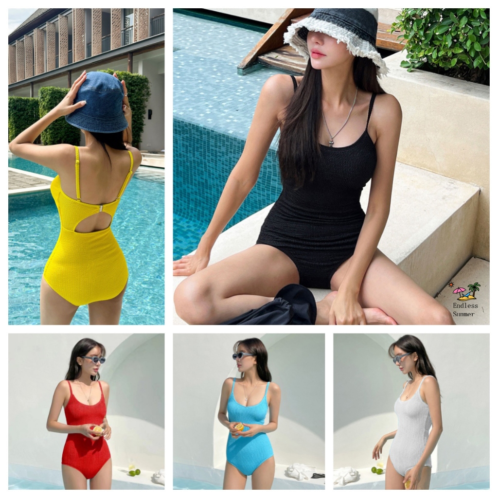 ชุดว่าย ชุดว่ายน้ำวันพีช ผ้าบางสีสันสดใส ส่งไวจากไทย1-3วัน #0267