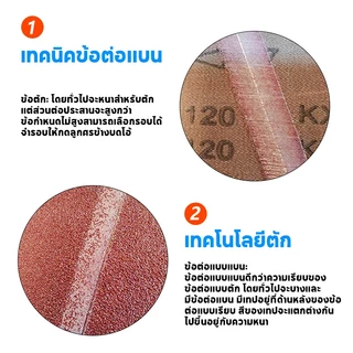 (10เส้น)กระดาษทรายสายพาน กระดาษทรายรถถัง สายพาน ขนาด4นิ้ว10เส้น 4*24นิ้ว(100*610mm) กระดาษทราย ผ้าทรายสายพาน