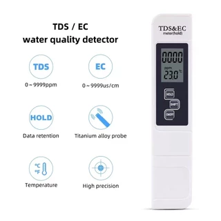 ส่งจาก จังหวัดสมุทรสาคร） เครื่องตรวจจับคุณภาพน้ำ PH/TDS(ละลายได้) & EC(การนำไฟฟ้า) วัดน้ำ วัดกรด วัดปุ๋ย วัดความเค็มน้ำป