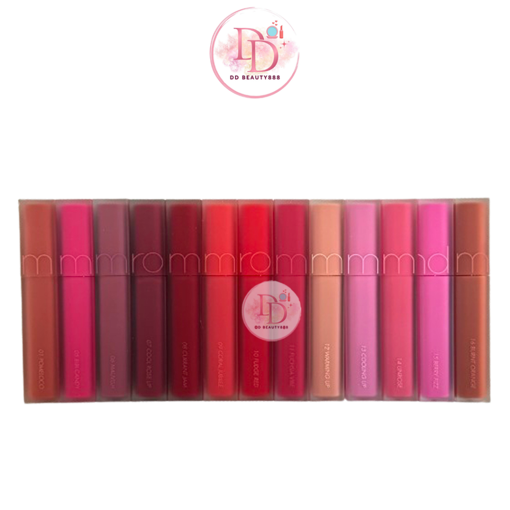 Rom&nd Blur Fudge Tint 5g เนื้อนุ่มเกลี่ยง่าย สีสวย ไม่เป็นคราบ ไม่ติดแมสก์