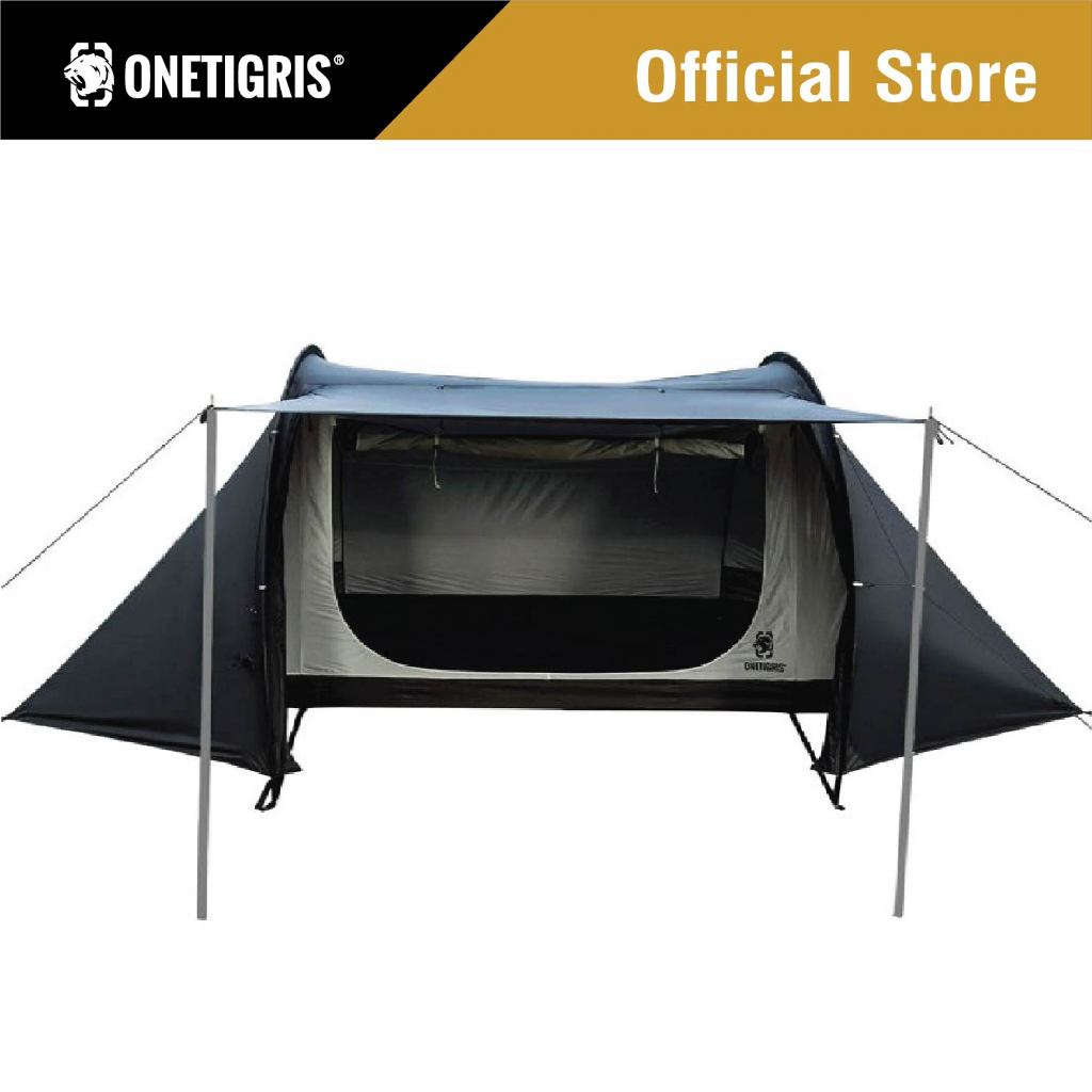 OneTigris เต็นท์ รุ่น  COMETA Camping Tent (Black Tigris) เต็นท์ตั้งเเคมป์ขนาดใหญ่ เต็นท์กันฝน เต้นท