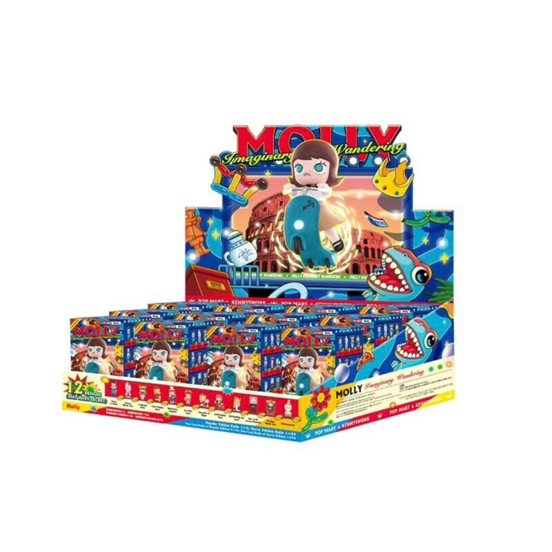 พร้อมส่ง POP MART X MOLLY Fantasy Wandering Series Blind Box Mini Art toy ยกกล่อง