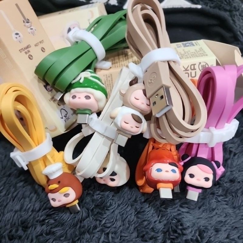 POPMART PUCKY The feast series-cable