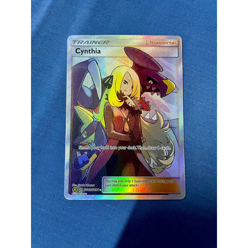 Pokémon TCG Cynthia Hidden Fates SV82/SV94 Holo Full Art Ultra Rare