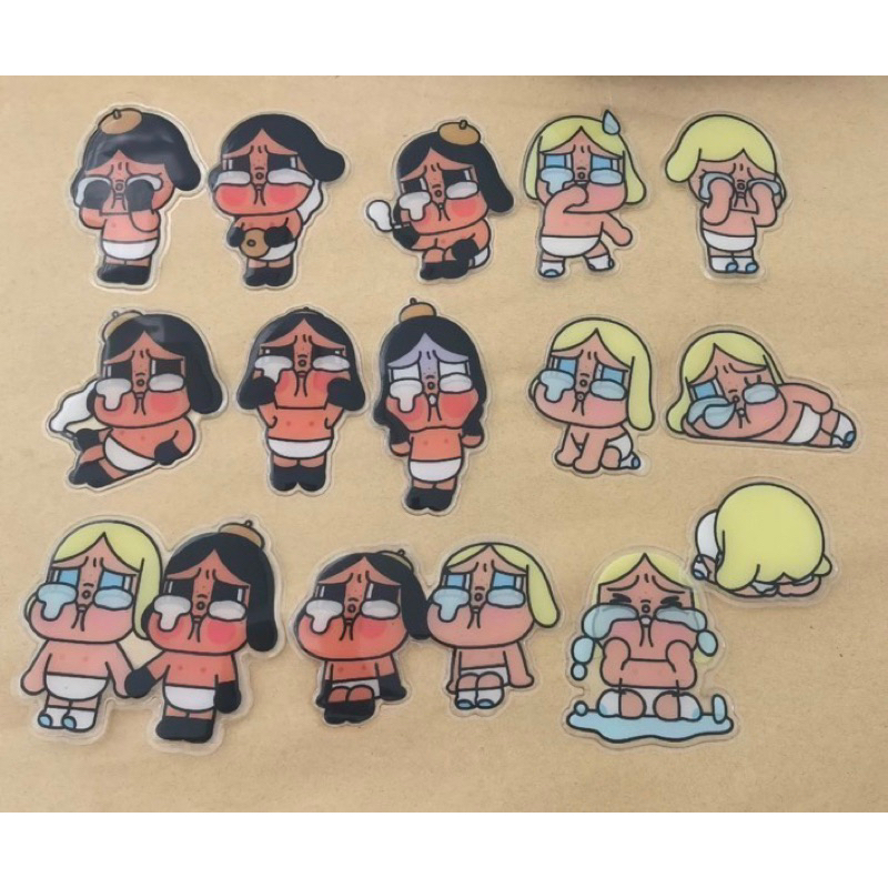 พร้อมส่ง⭕️ Stickers CRYBABY( ชุด 14 เเบบ)