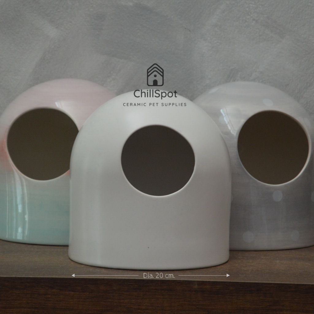 [ChillSpot] Ceramic Pet House บ้านเซรามิกสำหรับ แพรรีด็อก ชินชิลล่า