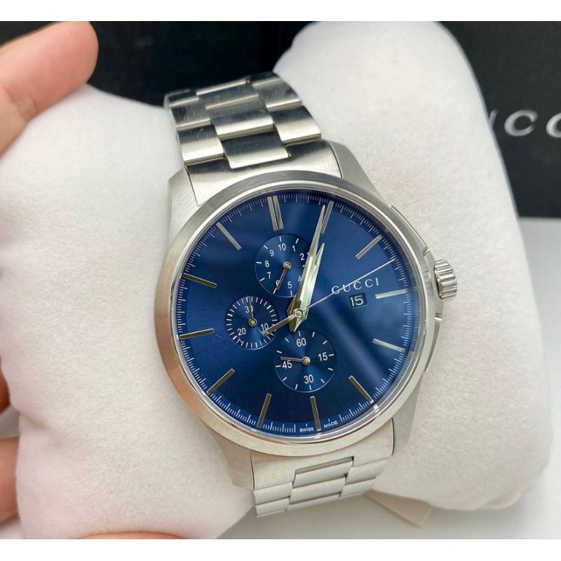 New Gucci watch หน้าปัดสีน้ำเงิน
