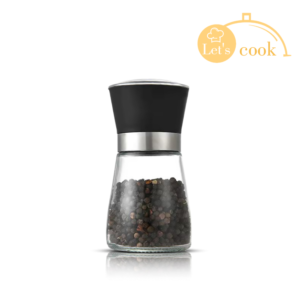 เครื่องบดพริกไทย ที่บดเกลือ พริกไทย เครื่องเทศ pepper grinder Let's cook
