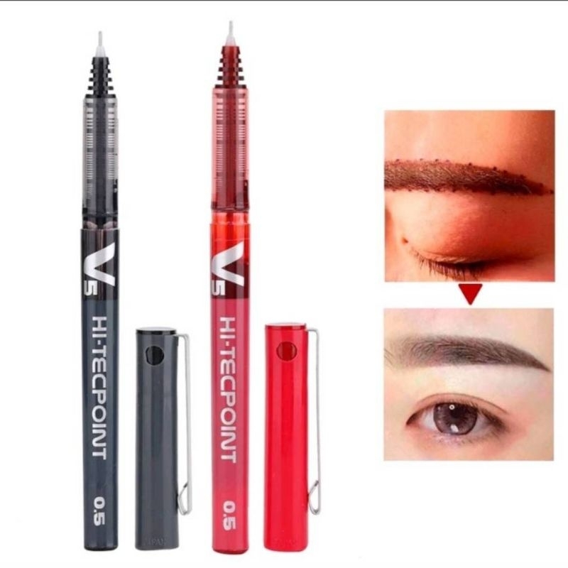 Skin marker ปากกามาร์คจุดสำหรับงานสักคิ้ว 1หัว ปากกามาร์คเกอร์ Tattoo Skin Marker อุปกรณ์สักคิ้ว