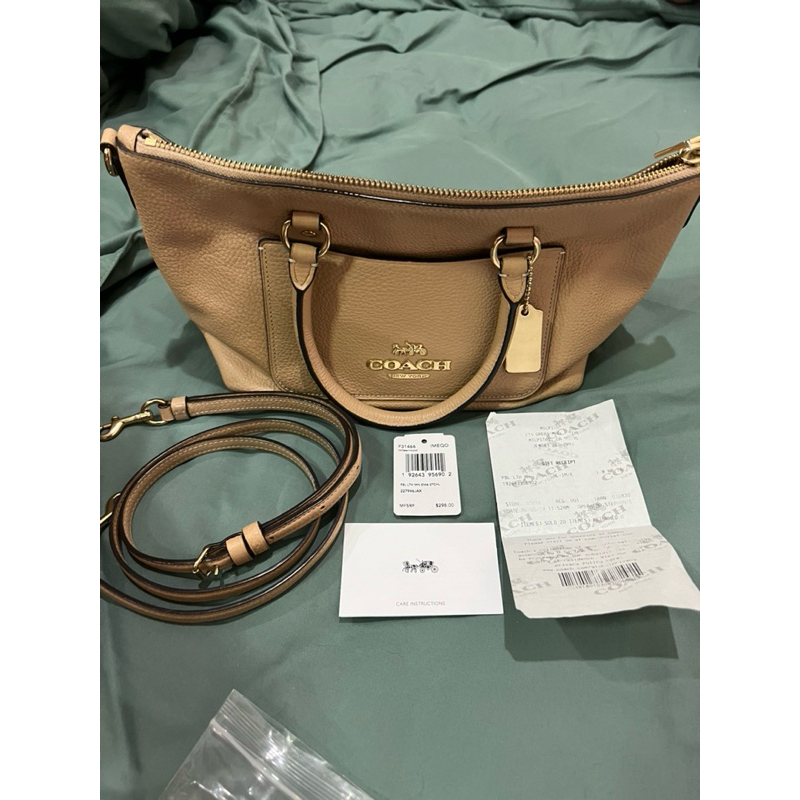 [ส่งต่อ][กระเป๋ามือสอง] กระเป๋าสะพายข้าง coach mini emma satchel กระเป๋า coach cross body