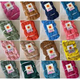 เชือกฟอกนิ่ม “เเบบเเพค” หลากสี สีสันสดใส🌺