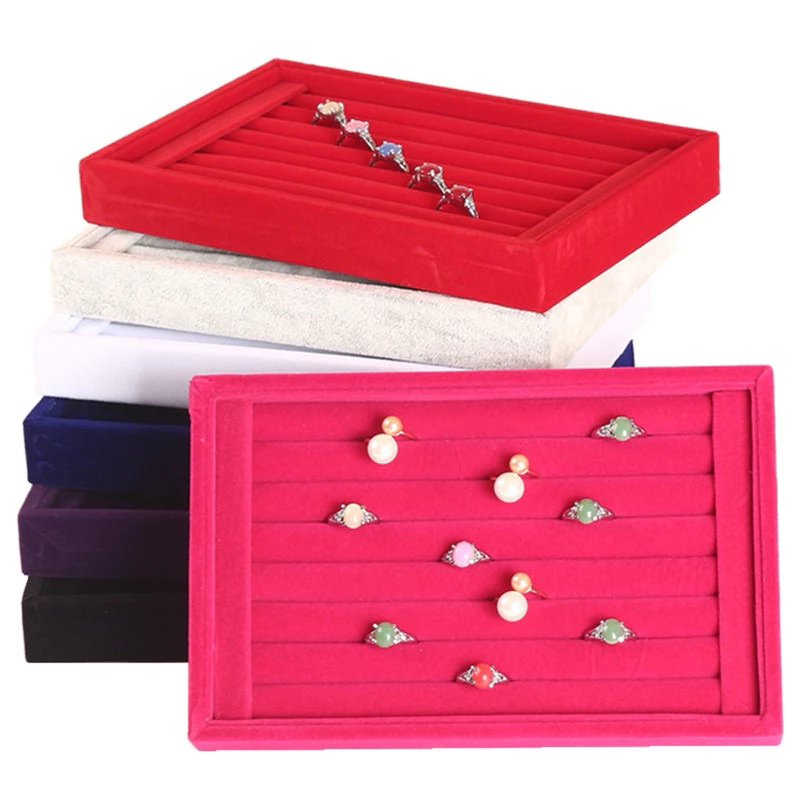 ถาดจัดเก็บแหวน จิ๋ว (22.5x14.5ซม.)|8สี