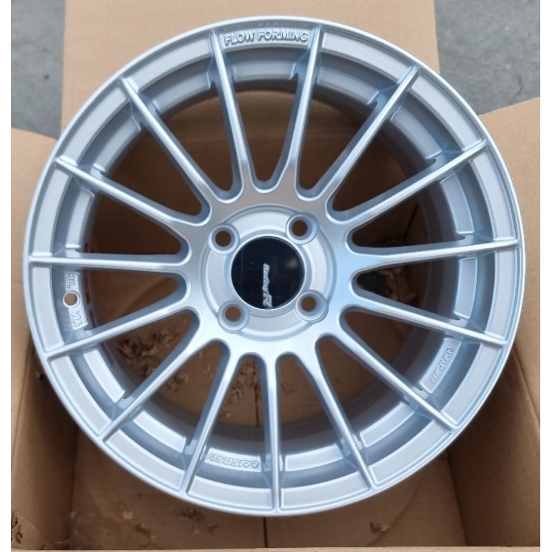 แม็กซ์ใหม่เบา #FlowForming #RS05RR สีไฮเปอร์ซิลเวอร์ขนาด 7-15นิ้ว 4รู100 Offset30เบาสุดๆเพียง 5.3โล