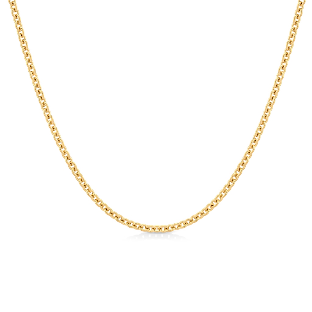 Jewellista Plain Necklace สร้อยเปล่า เงินแท้ 925 (CC040)