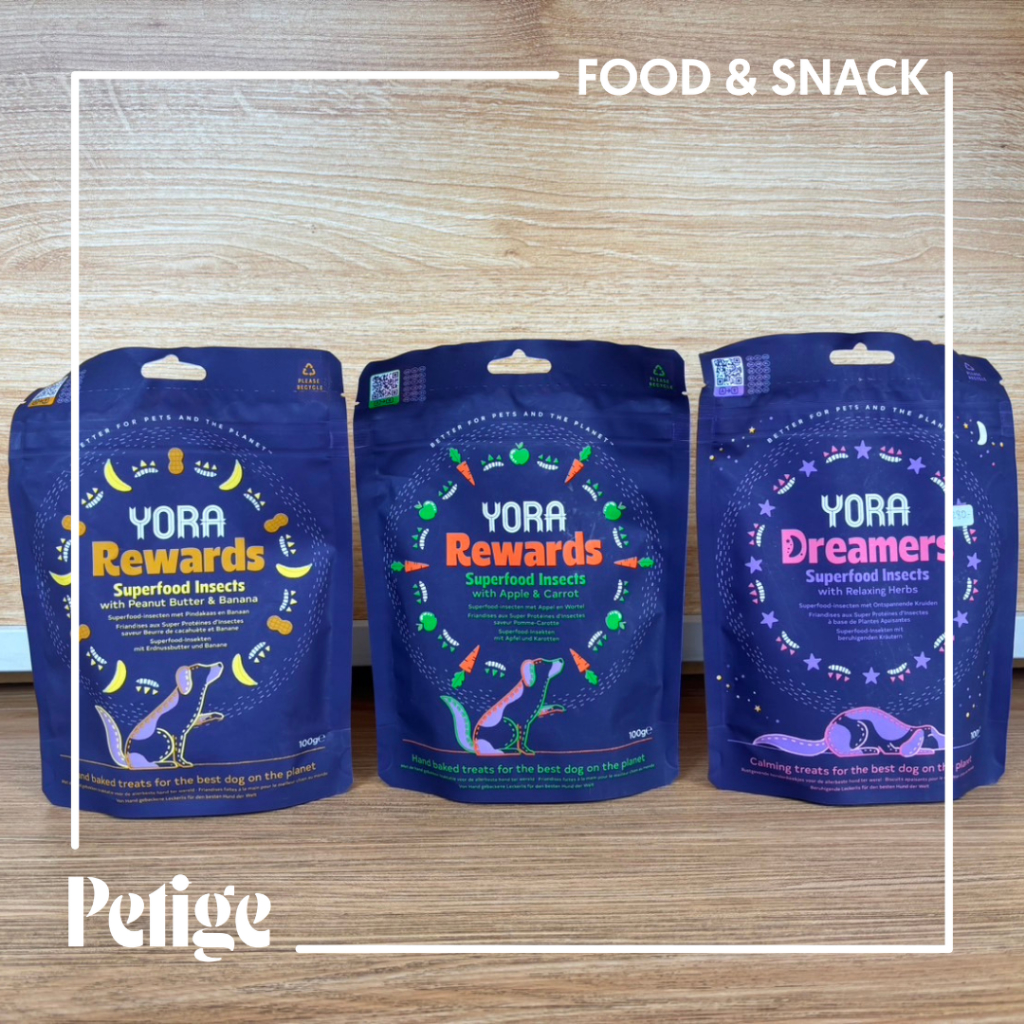 YORA Dog Treats 100 g ขนมบิสกิตโปรตีนจากแมลงสำหรับสุนัข