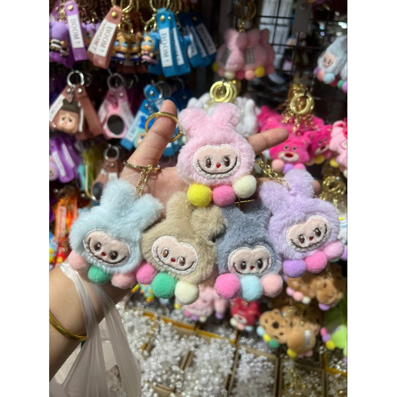 พวงกุญแจตุ๊กตาลาบูบู้Labubuขายส่งยกโหล12อันสุดคุ้ม