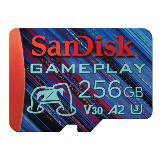 256 GB MICRO SD CARD (ไมโครเอสดีการ์ด) SANDISK GAMEPLAY (SDSQXAV-256G-GN6XN)