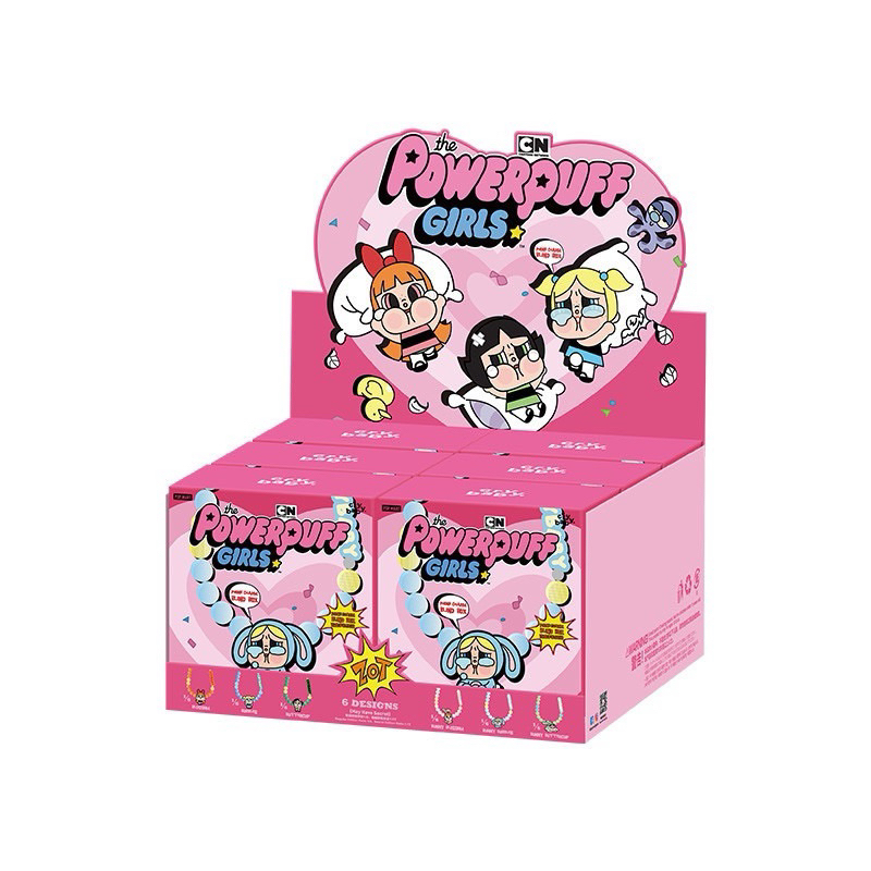 กล่องสุ่มสายห้อยโทรศัพท์[Popmart] ของแท้100%พร้อมส่ง❗️CRYBABY x Powerpuff Girls Series Phone charm สายห้อยโทรศัพท์