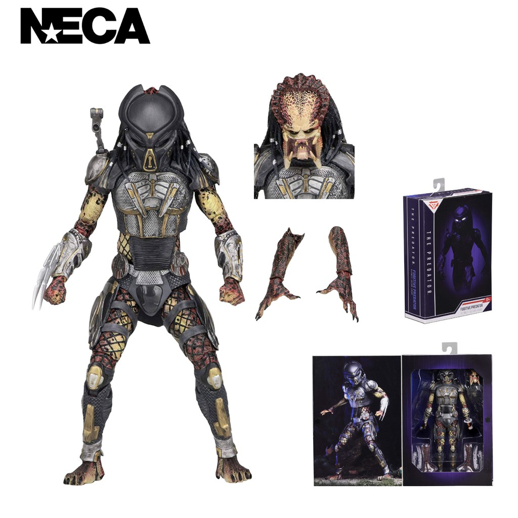 (NECA) Predator (2018) - 7" Scale Action Figure - Ultimate Fugitive Predator