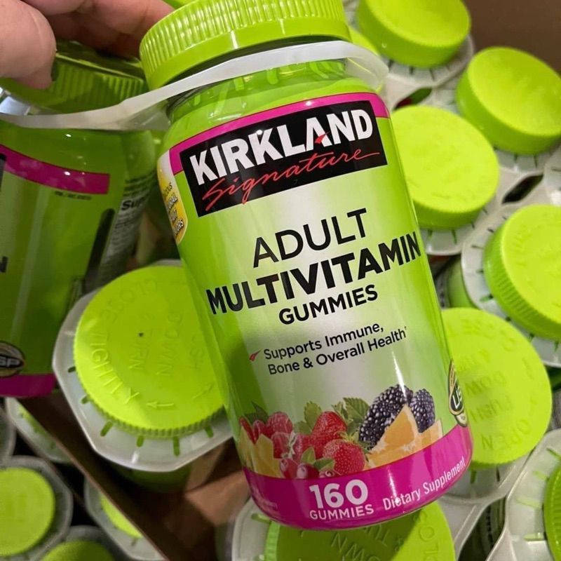 วิตามิน Kirkland Signature Adult Multivitamin Gummies Assorted 160 Gummies