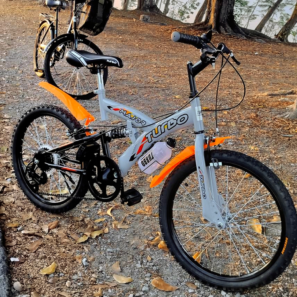 [เกียร์ Shimano+โช๊ค] จักรยานเด็ก 20 นิ้ว Turbo รุ่น Major ทรงเสือภูเขา สายเท่ห์ ลุย ขี่นุ่ม
