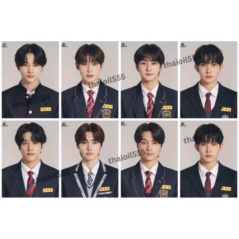 พร้อมส่ง! รูป ID ติดบัตร Enhypen ครบเมม แฟนเมด