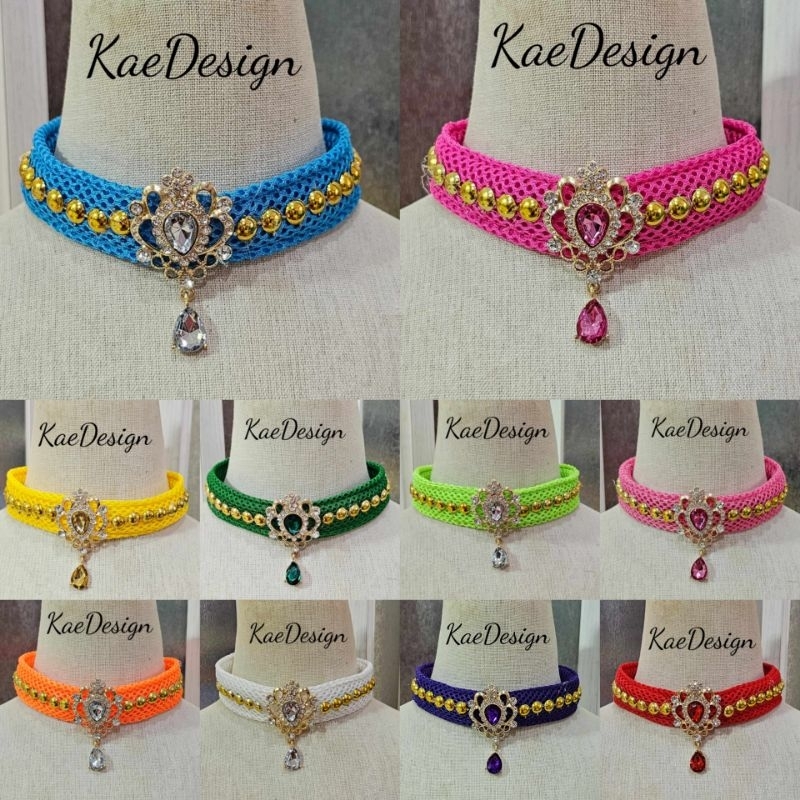พร้อมส่ง สร้อยคอ โชกเกอร์ ดรัมเมเยอร์ เชียร์ลีดเดอร์ ใส่ได้ทั้งเด็กและผู้ใหญ่