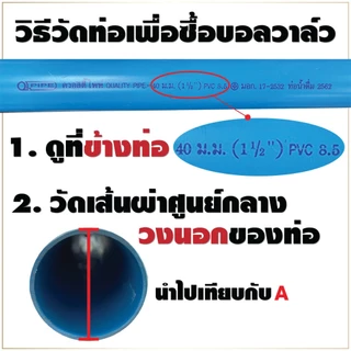 บอลวาล์ว หมึกเขียว แบบสวม ด้ามโยก ABS ขนาด 1/2", 3/4", 1", 1.5", 2" ประตูน้ำ พีวีซี PVC