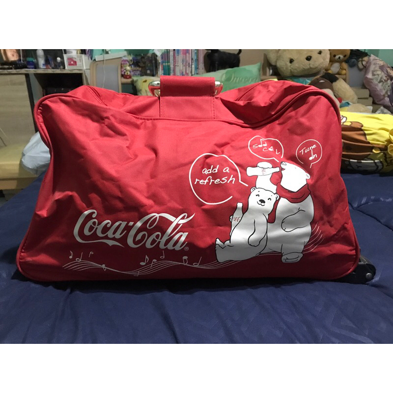 กระเป๋าเดินทาง งานปีเก่า Coca Cola มือสอง