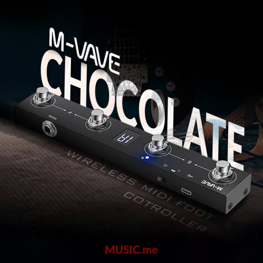 ฟุตสวิตช์ M-VAVE Chocolate Wireless Midi Foot Controller