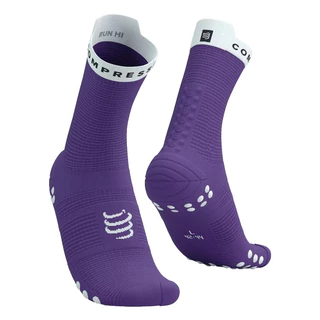 COMPRESSPORT ถุงเท้าวิ่ง Pro Racing Socks v4.0 Run High ยาวครึ่งแข้ง ไร้ตะเข็บ แห้งไว สีใหม่