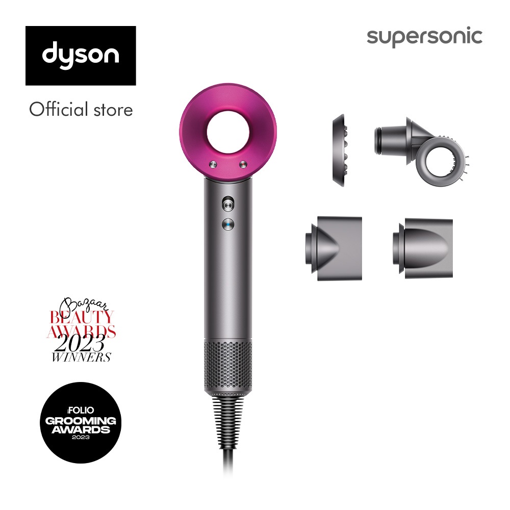 Dyson Supersonic™ hair dryer HD15 (Iron/Fuchsia) ไดร์เป่าผม ไดสัน สีชมพู